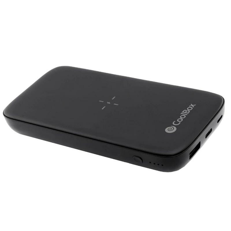 Image secondaire de Coolbox COO-PB10KW-BK1 banque d'alimentation électrique 10000 mAh Recharge sans fil Noir