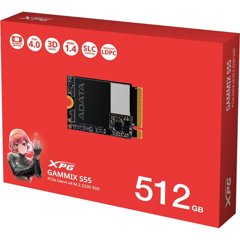 Image secondaire de Disque dur Adata SGAmmIXS55-512G-C 512 GB SSD