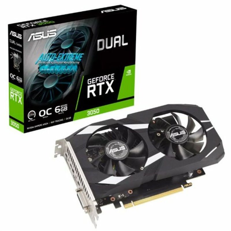 Asus Dual -RTX3050-O6G Nvidia GeForce RTX 3050 6 Go GDDR6