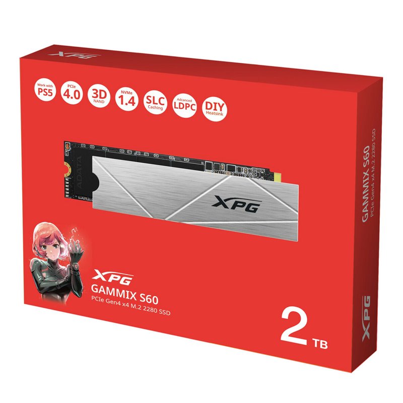 Image secondaire de Disque dur Adata AGAmmIXS60-2T-CS 2 TB SSD