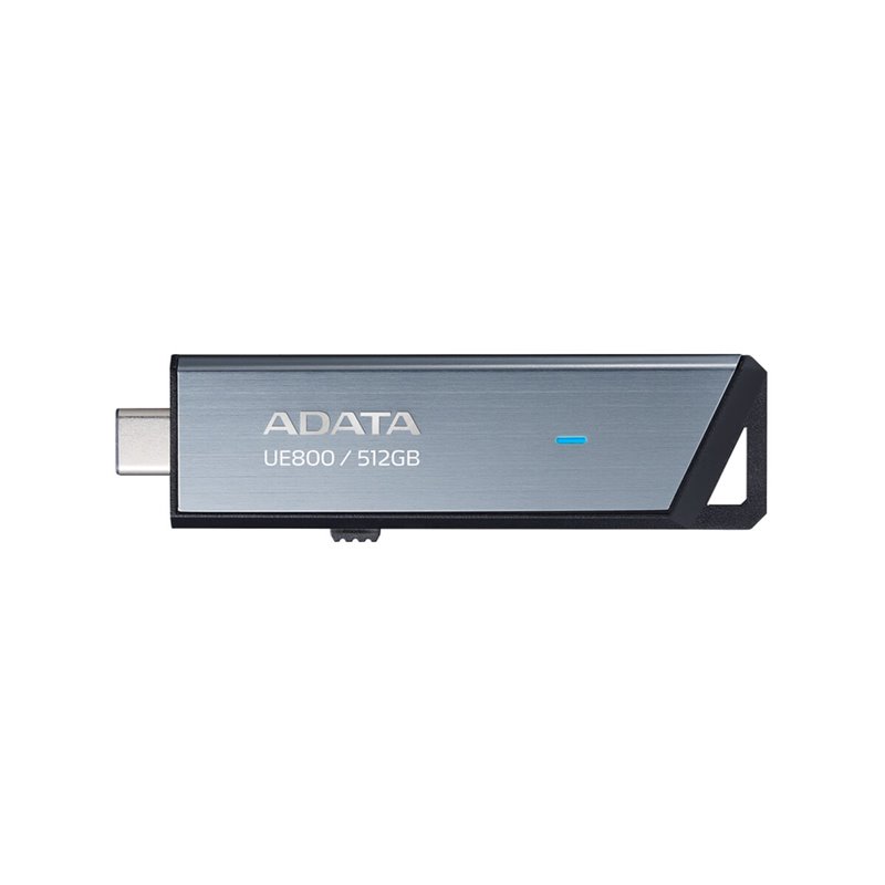 Clé USB Adata AELI-UE800-512G-CSG 512 GB Noir Acier