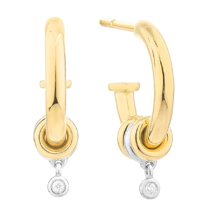 Boucles d'oreilles Femme Secrecy E8233CDAWW190 Argent 925 1,5 cm