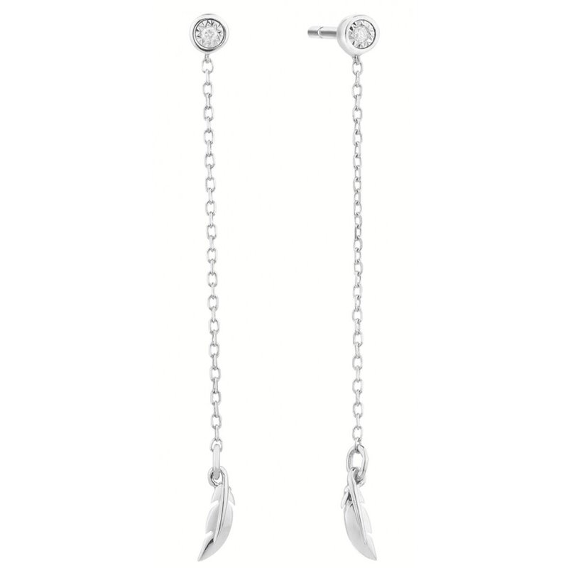 Boucles d'oreilles Femme Secrecy E8245CDAWA900 Argent 925 5 cm