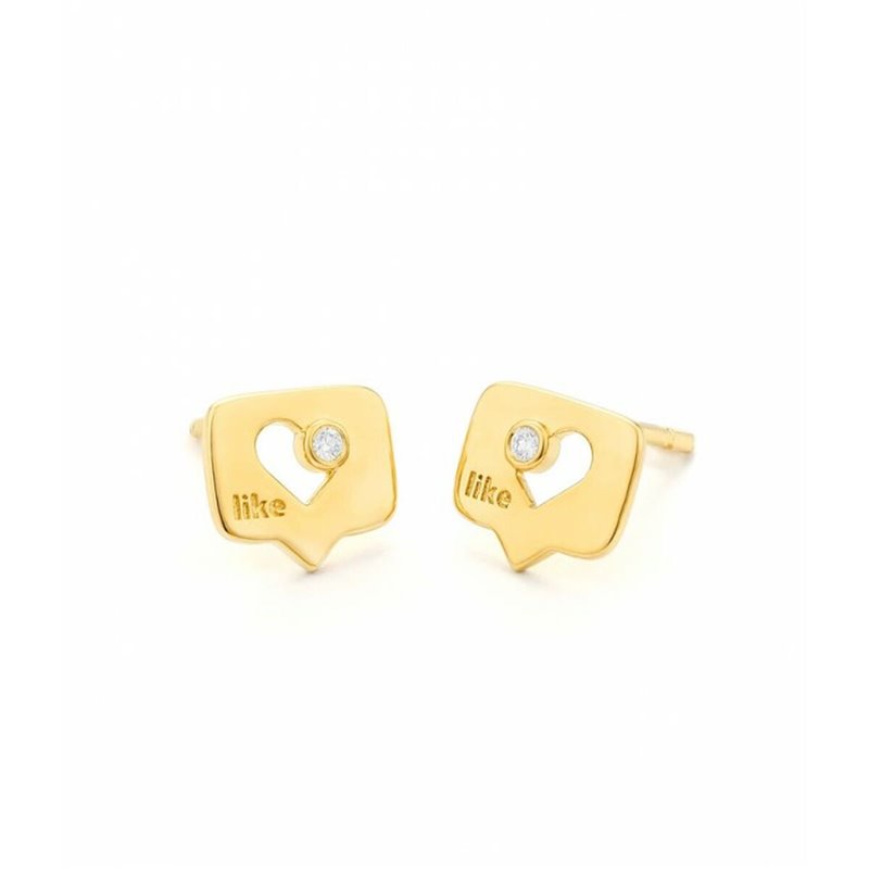 Boucles d'oreilles Femme Secrecy E8502CDAW7900 Argent 925 1 cm