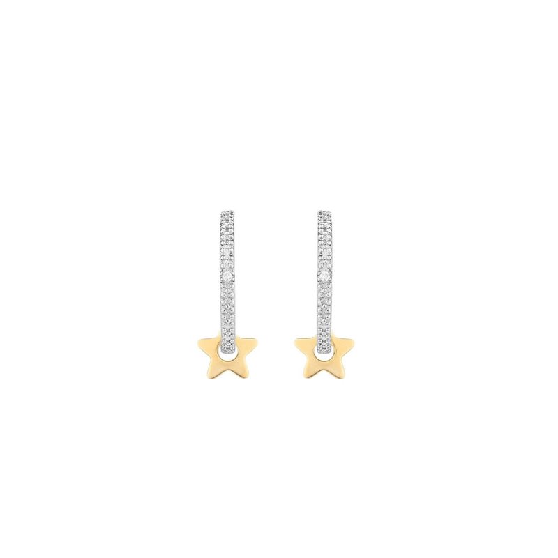 Boucles d'oreilles Femme Secrecy E8638CDAWW900 Argent 925 2 cm