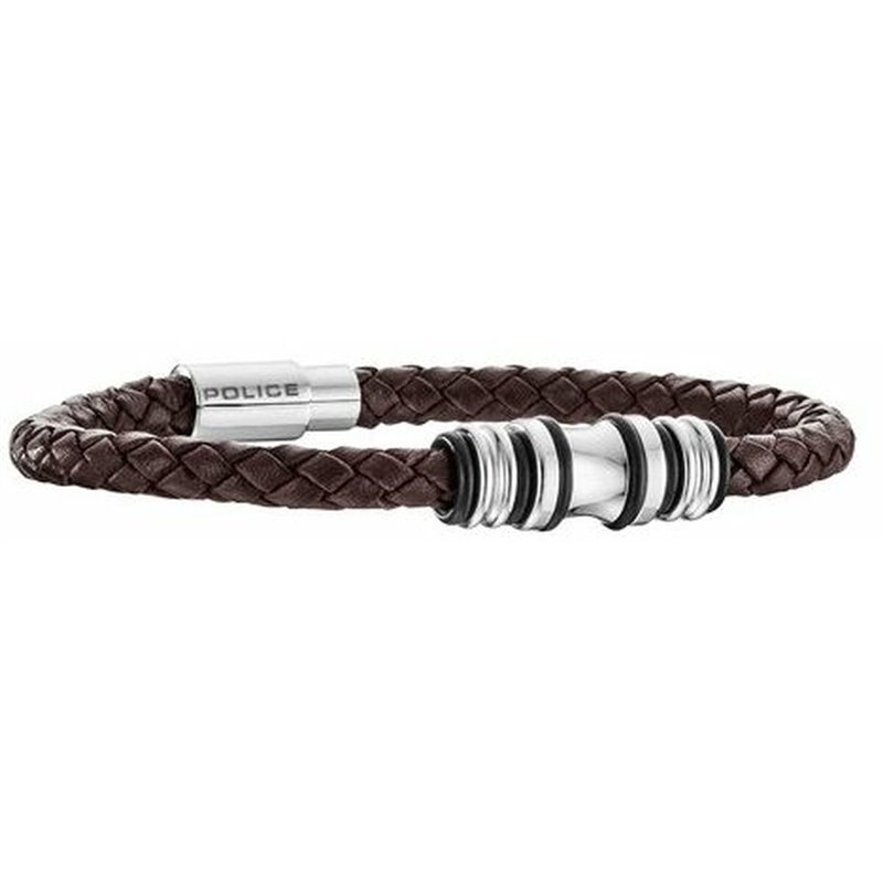 Bracelet Homme Police PJ25488BLC.02A Cuir 19 cm