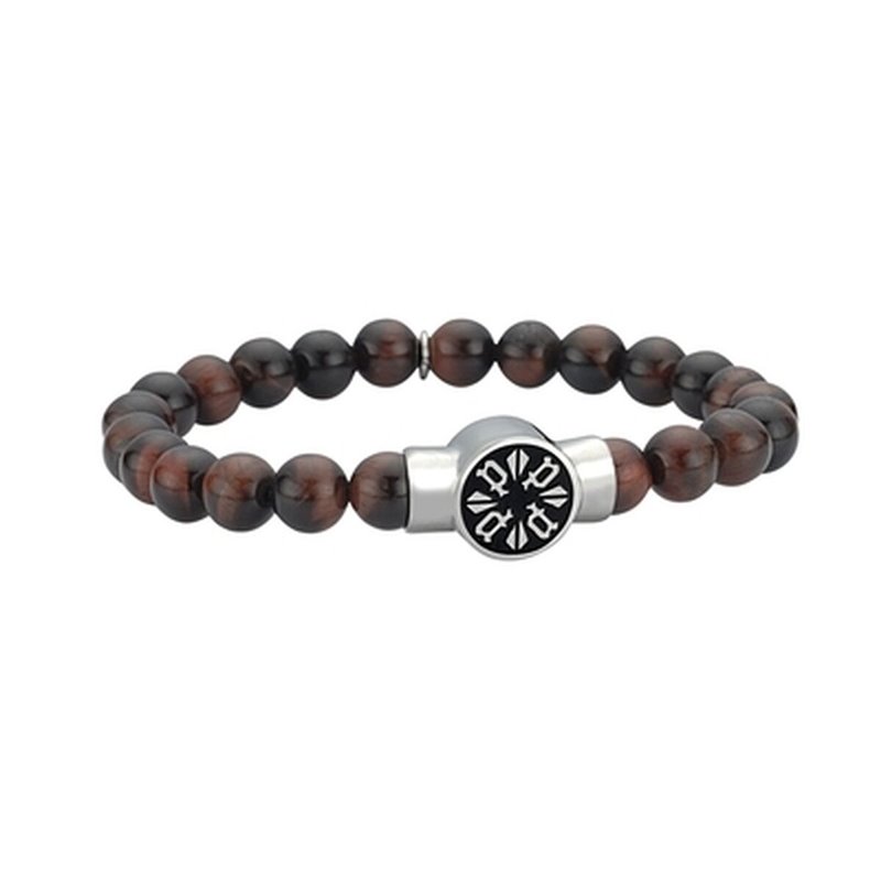 Bracelet Homme Police PJ26167BSS.03 Résine 19 cm