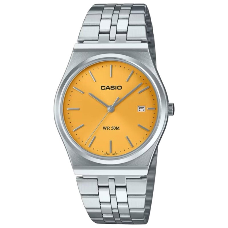 Montre Homme Casio Jaune Argenté (Ø 35 mm)