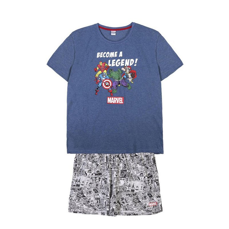 Pyjama Marvel Gris (Adultes) Homme