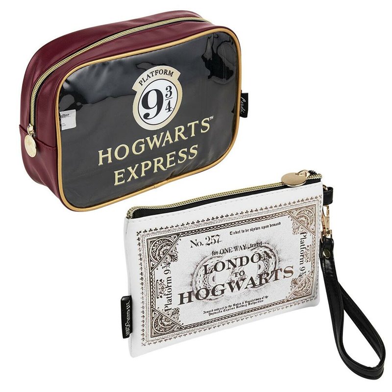 Nécessaire de Voyage Harry Potter 2 Pièces (24 x 17 x 7,5 cm)