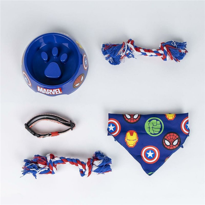 Image secondaire de Coffret de bienvenue pour chiens The Avengers Bleu 5 Pièces