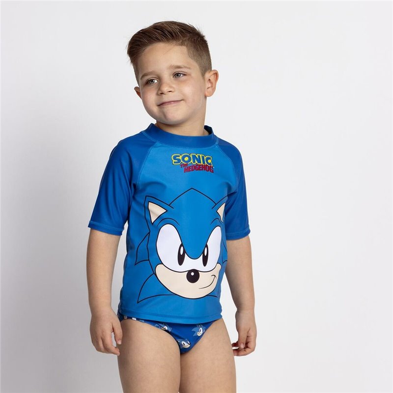 Image secondaire de T-Shirt de Bain Sonic Bleu foncé