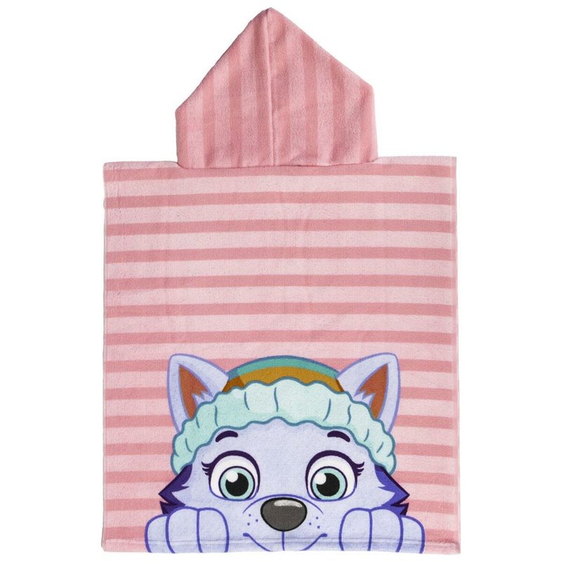 Image secondaire de Serviette poncho avec capuche The Paw Patrol Rose 50 x 115 cm