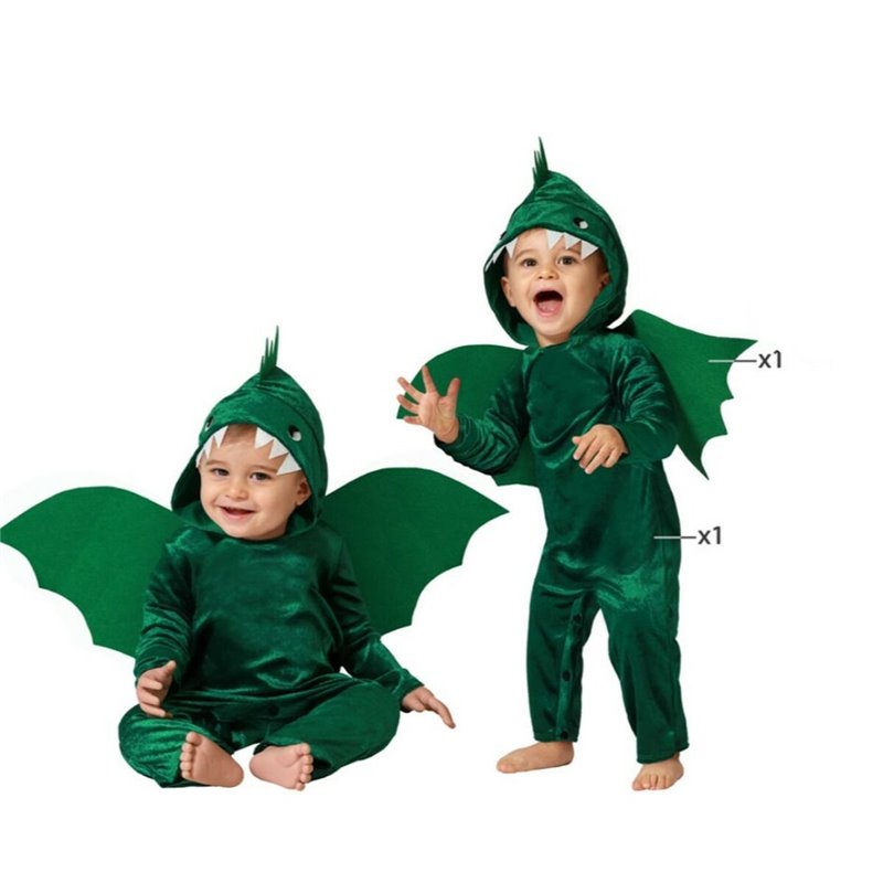 Déguisement pour Bébés Dragon Vert