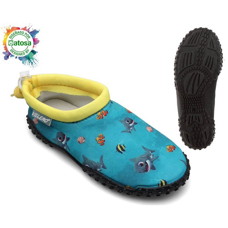 Chaussures aquatiques pour Enfants Bleu Requin