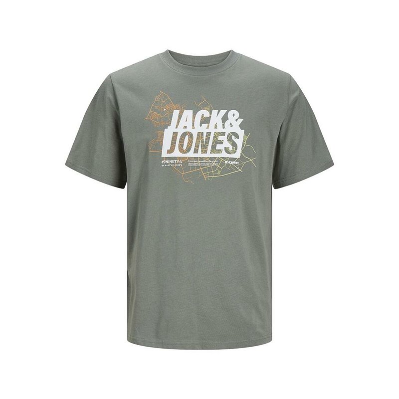 T-Shirt à manches courtes homme Jack & Jones LOGO TEE SS 12252376 Vert