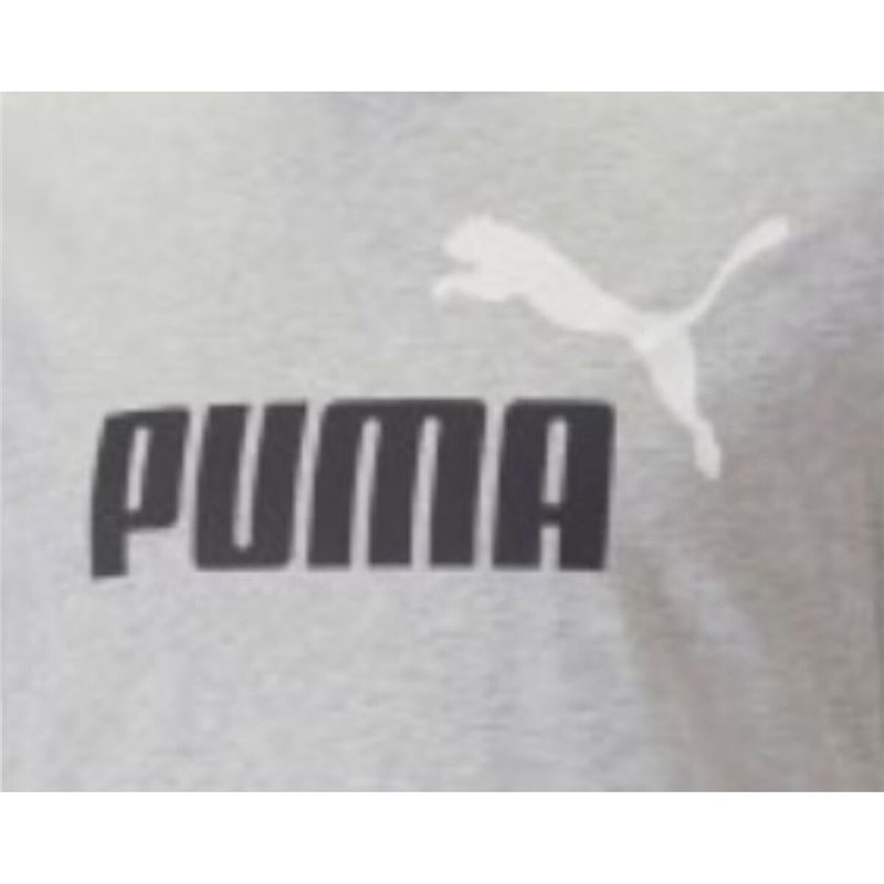 T-Shirt à manches courtes homme Puma ESS 2 COL LOGO 586759 04 Gris