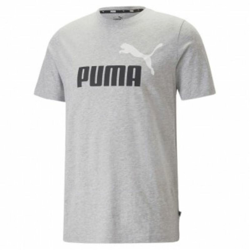 Image secondaire de T-Shirt à manches courtes homme Puma ESS 2 COL LOGO 586759 04 Gris