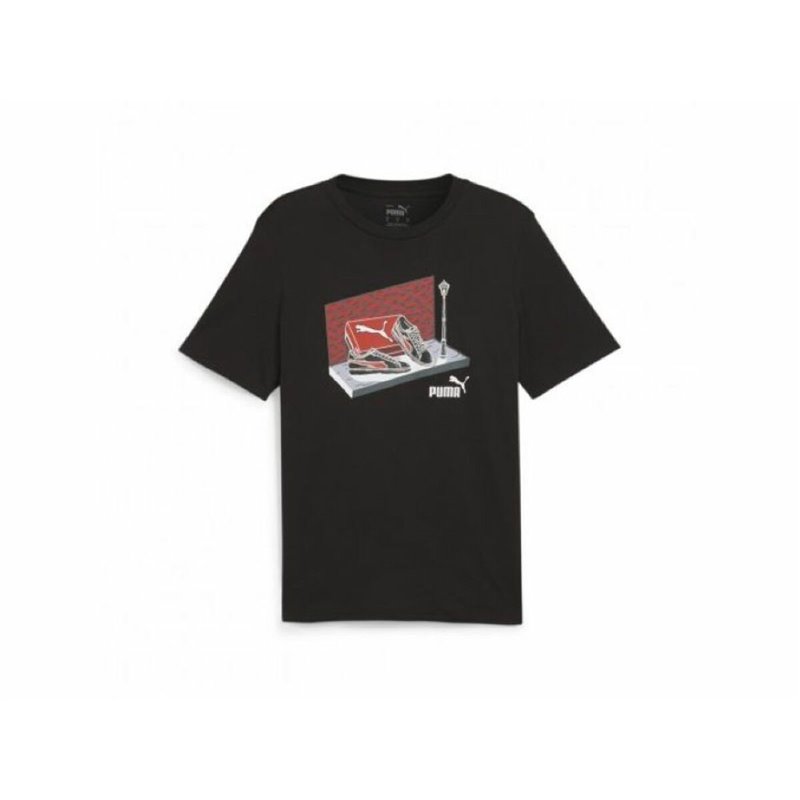 T-Shirt à manches courtes homme Puma NEAKER BOX TEE 680175 01 Noir