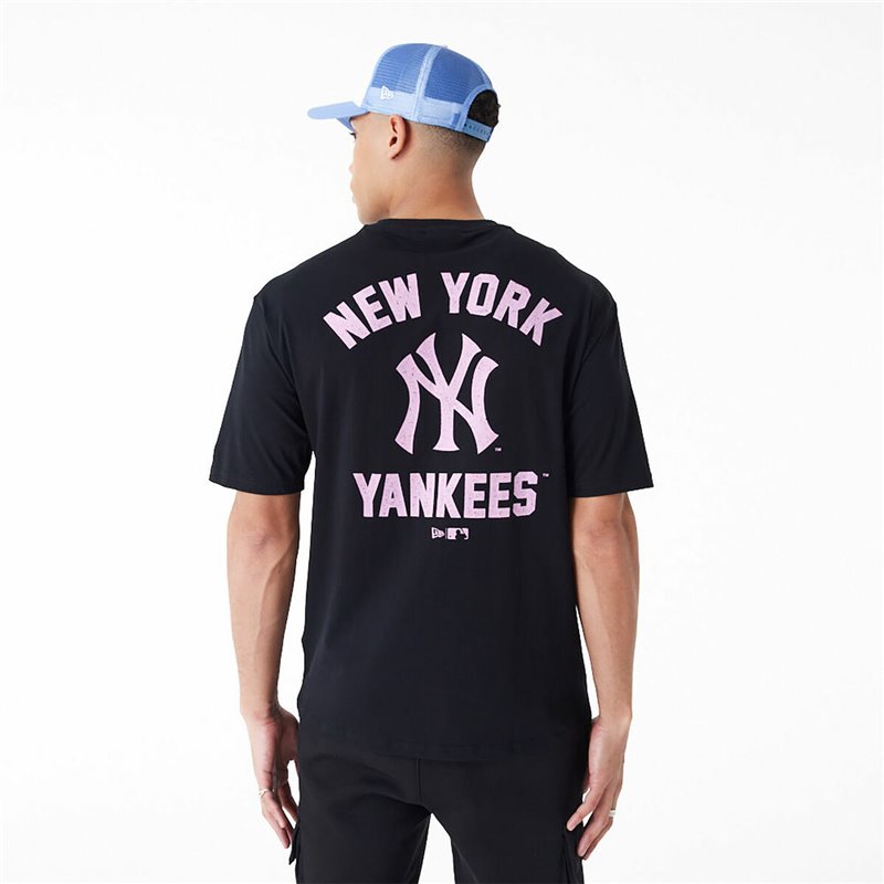 Image secondaire de T-Shirt à manches courtes homme New Era WORDMARK OS TEE NEYYAN 60435524 Noir