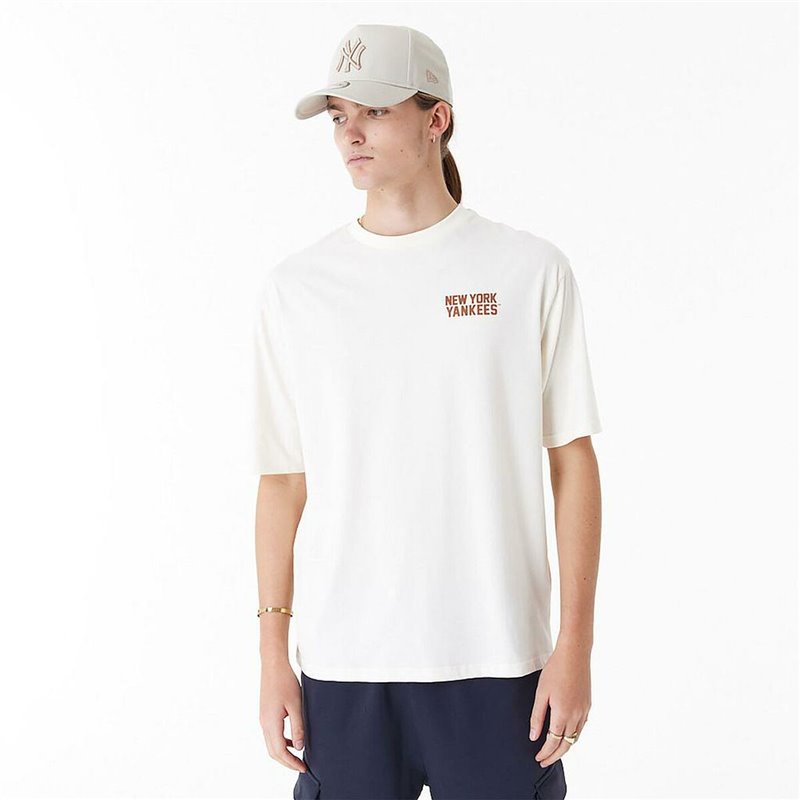 T-Shirt à manches courtes homme New Era WORDMARK OS TEE NEYYAN 60435536 Blanc