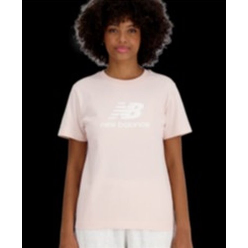 Image secondaire de T-Shirt à manches courtes femme New Balance ESSENJERSEY LOGO WT41502 OUK Rose