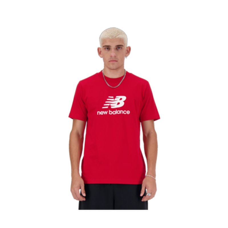 T-Shirt à manches courtes homme New Balance LOGO MT41502 TRE Rouge