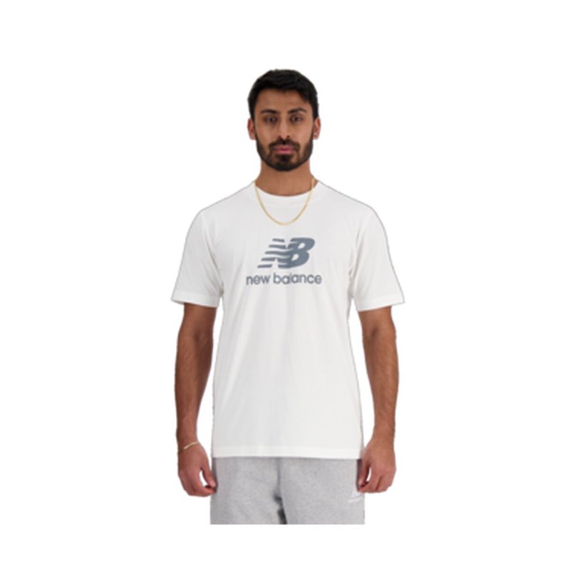 T-Shirt à manches courtes homme New Balance MT41502 WT Blanc