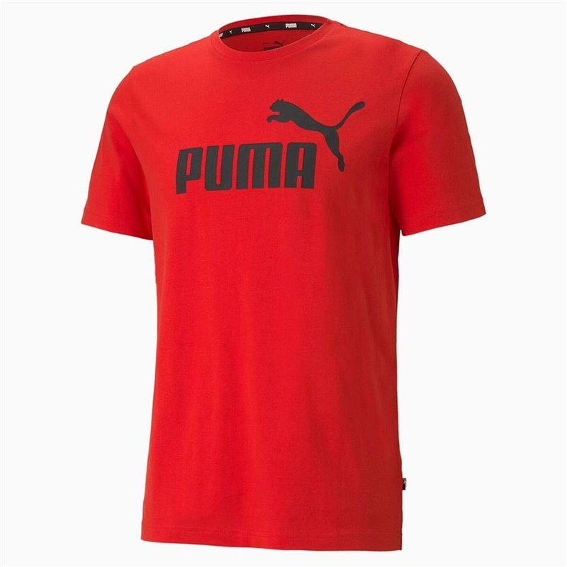 T-Shirt à manches courtes homme Puma LOGO TEE 586666 11 Rouge