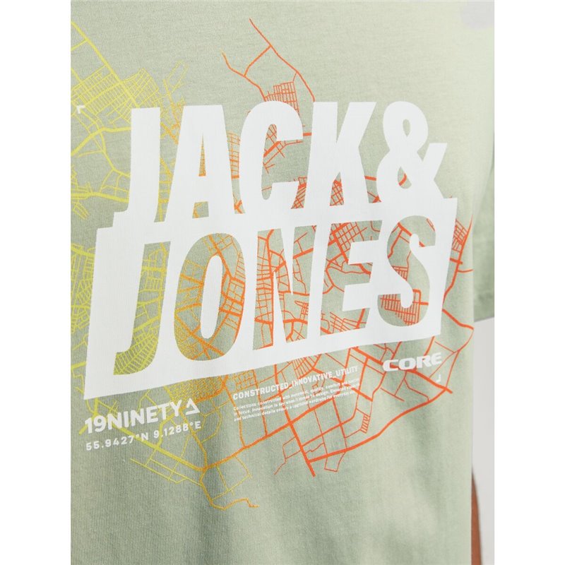 Image secondaire de T-Shirt à manches courtes homme Jack & Jones JCOMAP SUMMER 12257908 Vert