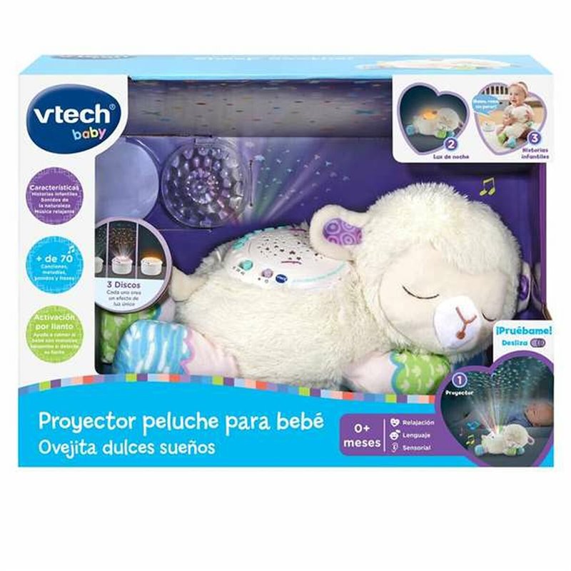 Image secondaire de Peluche Projecteur LED d'Étoiles Mouton Vtech Sweet Dreams 15 x 32 x 12 cm