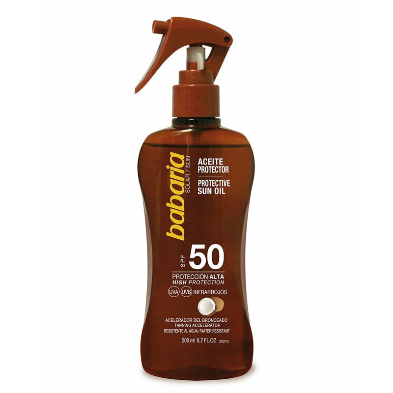 Image secondaire de Huile protectrice Babaria F-50 200 ml Coco Spray