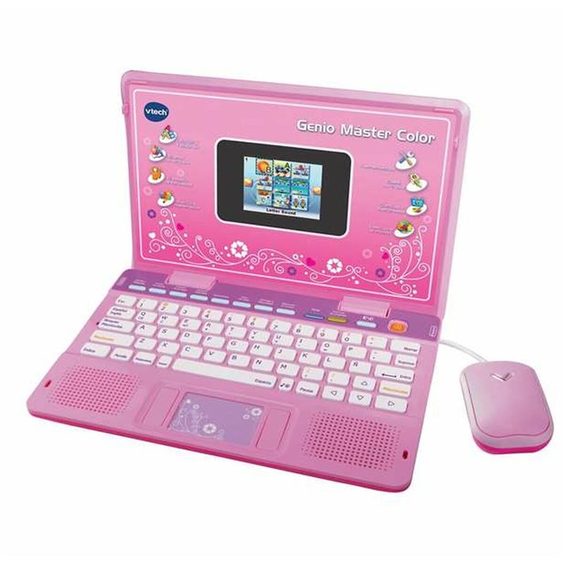 Ordinateur-Jouet Vtech Genio Master Color ES-EN 18 x 27 x 4 cm Rose