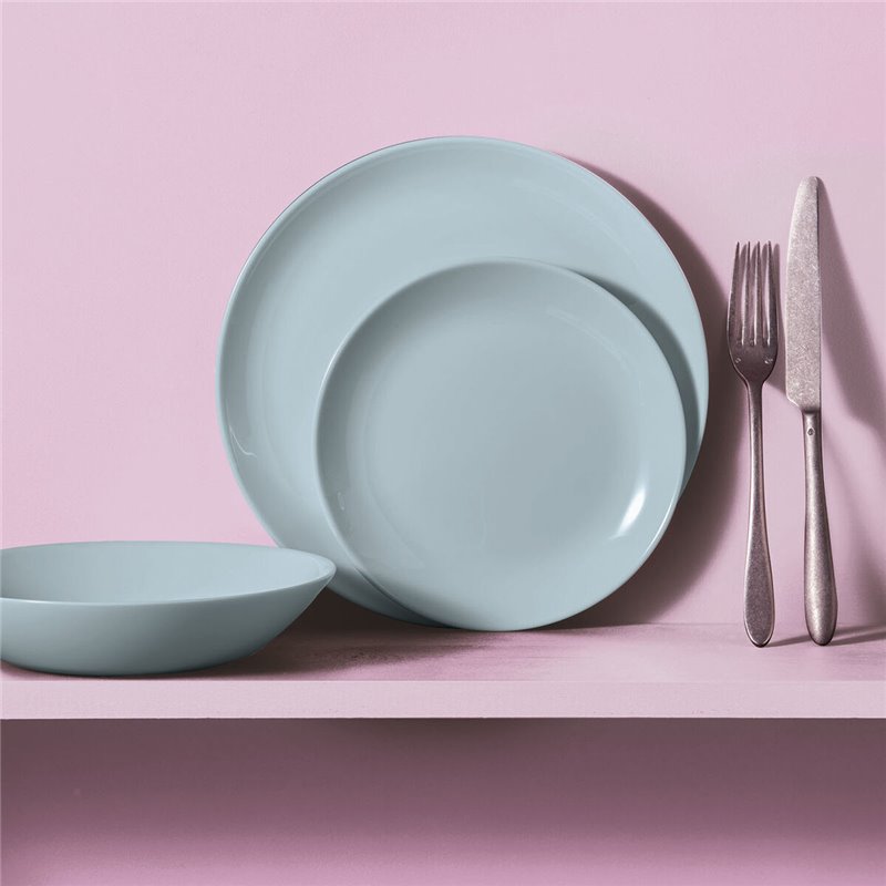 Image secondaire de Assiette à dessert Luminarc Diwali Paradise Bleu verre 19 cm (24 Unités)