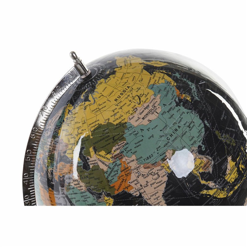 Image secondaire de Globe terrestre DKD Home Decor Noir Métal Papier Plastique 31 x 33 x 60 cm