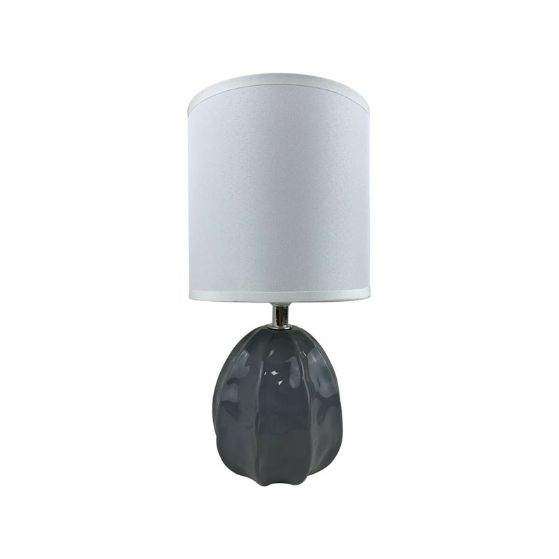 Lampe de bureau Versa Mery 25 W Gris Céramique 14 x 27 x 11 cm