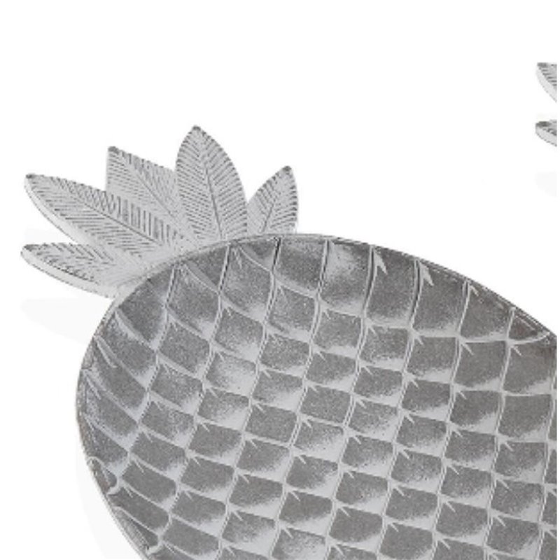 Image secondaire de Centre de Table Versa Ananas 21,5 x 3 x 35 cm (2 Pièces)