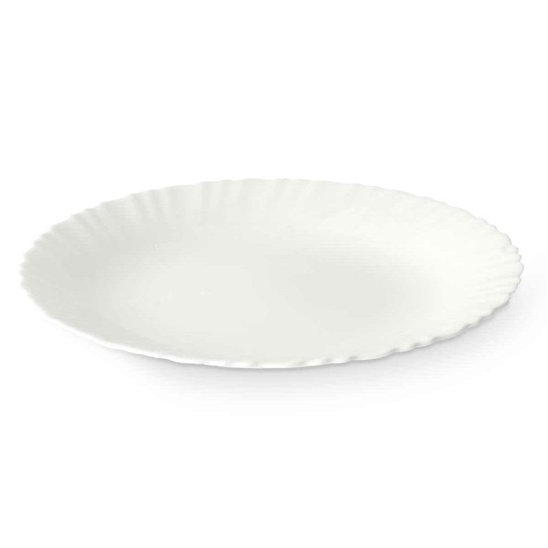 Image secondaire de Assiette plate Blanc 24 x 2 x 24 cm (24 Unités)