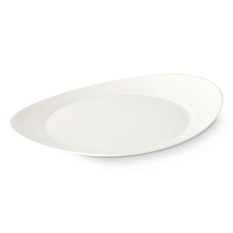 Image secondaire de Assiette plate Blanc verre 30,5 x 3 x 26 cm (18 Unités)