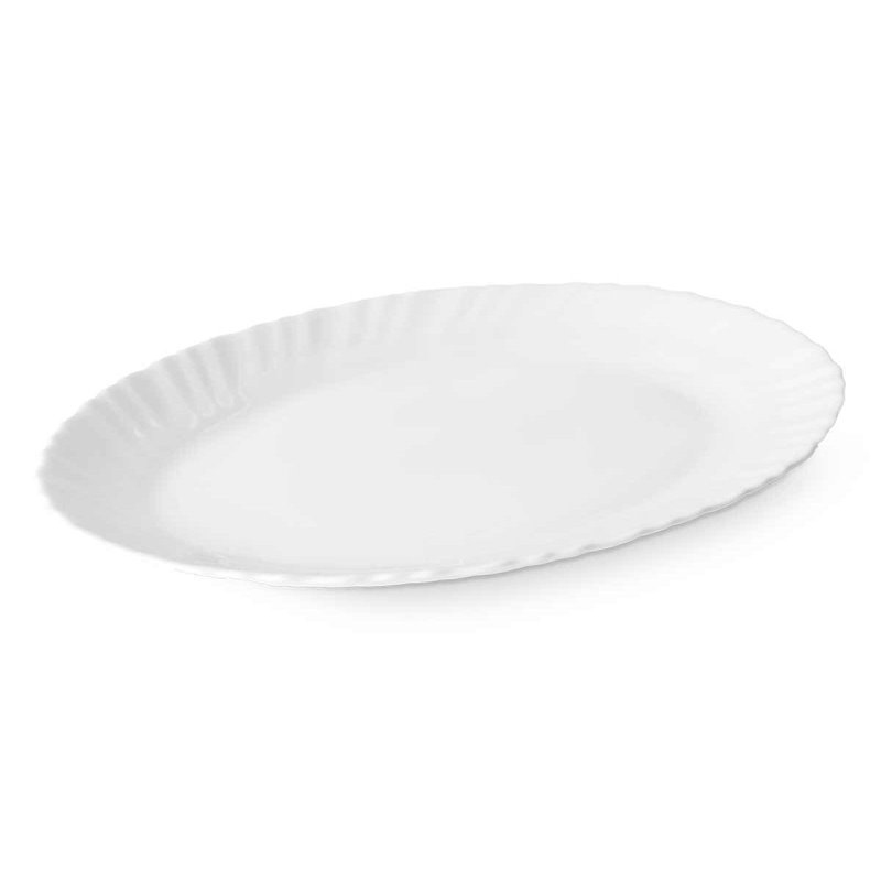 Image secondaire de Plat à Gratin Blanc verre 30,5 x 2,5 x 23,5 cm (24 Unités)