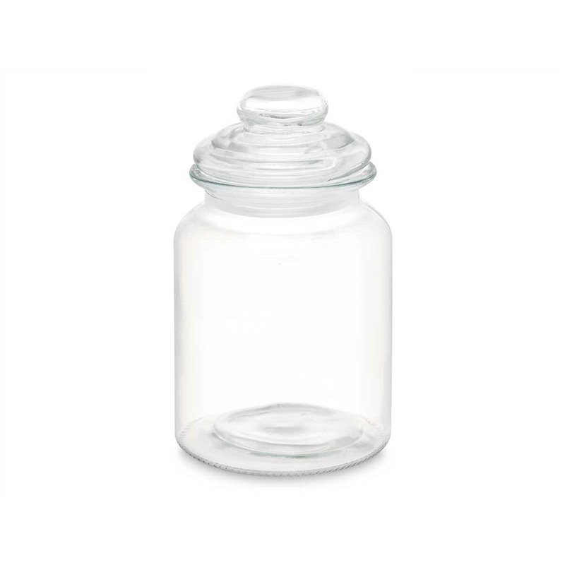 Image secondaire de Bocal Transparent verre 900 ml (12 Unités) Avec couvercle