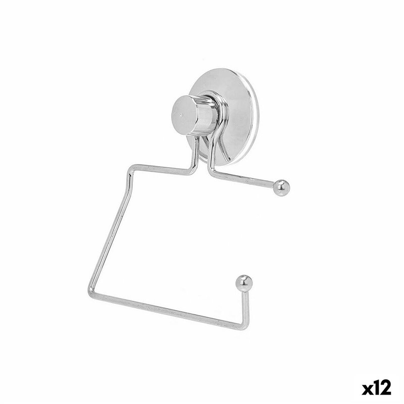 Porte-Rouleaux pour Papier Toilette Acier ABS 12 x 14 x 3,5 cm (12 Unités)