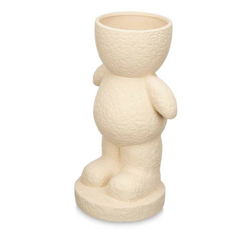 Image secondaire de Figurine Décorative Beige 19 x 31 x 15 cm Vase (4 Unités)