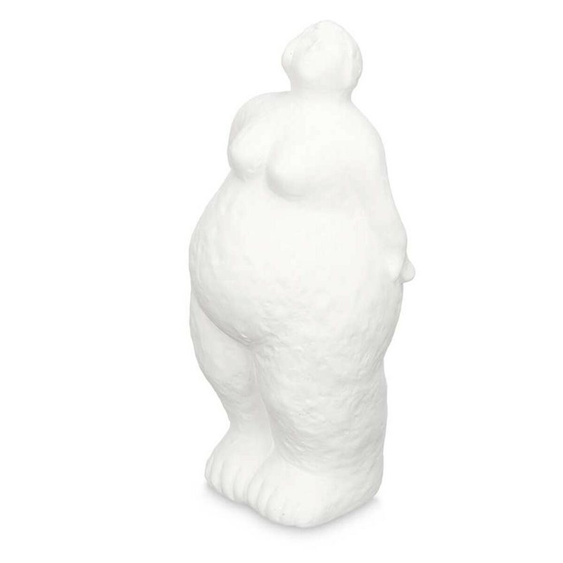 Image secondaire de Figurine Décorative Blanc Dolomite 14 x 34 x 12 cm (6 Unités) Femme à pied