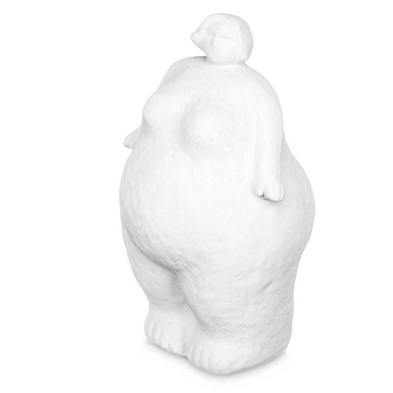 Image secondaire de Figurine Décorative Blanc Dolomite 14 x 25 x 11 cm (6 Unités) Femme à pied