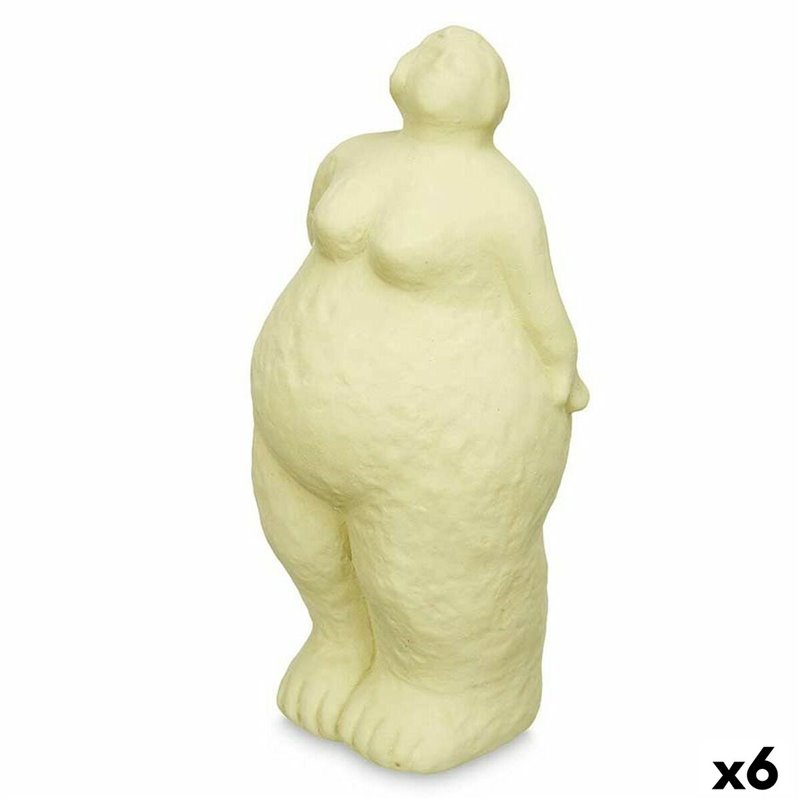 Figurine Décorative Vert Dolomite 14 x 34 x 12 cm (6 Unités) Femme à pied