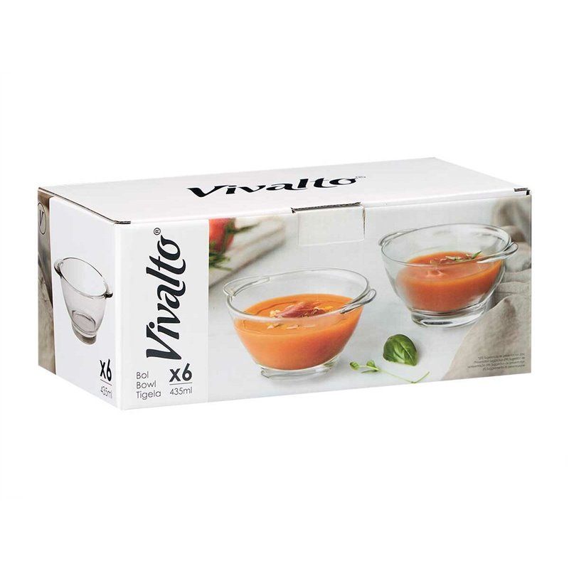 Image secondaire de Bol Transparent 435 ml (6 Unités)