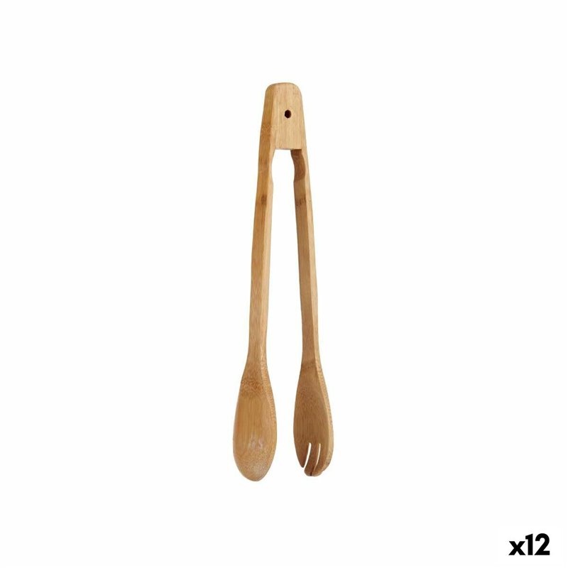 Pinces de Cuisine Bambou 30 x 5 x 7,5 cm (12 Unités)