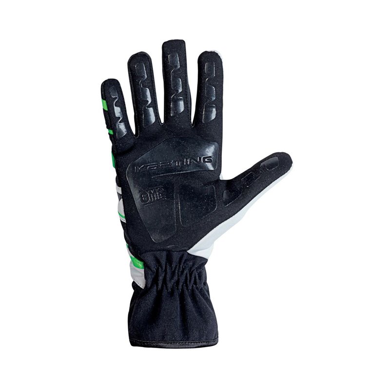 Image secondaire de Gants de karting pour enfants OMP KS-3 MY2018 Blanc Noir Vert 6 kart