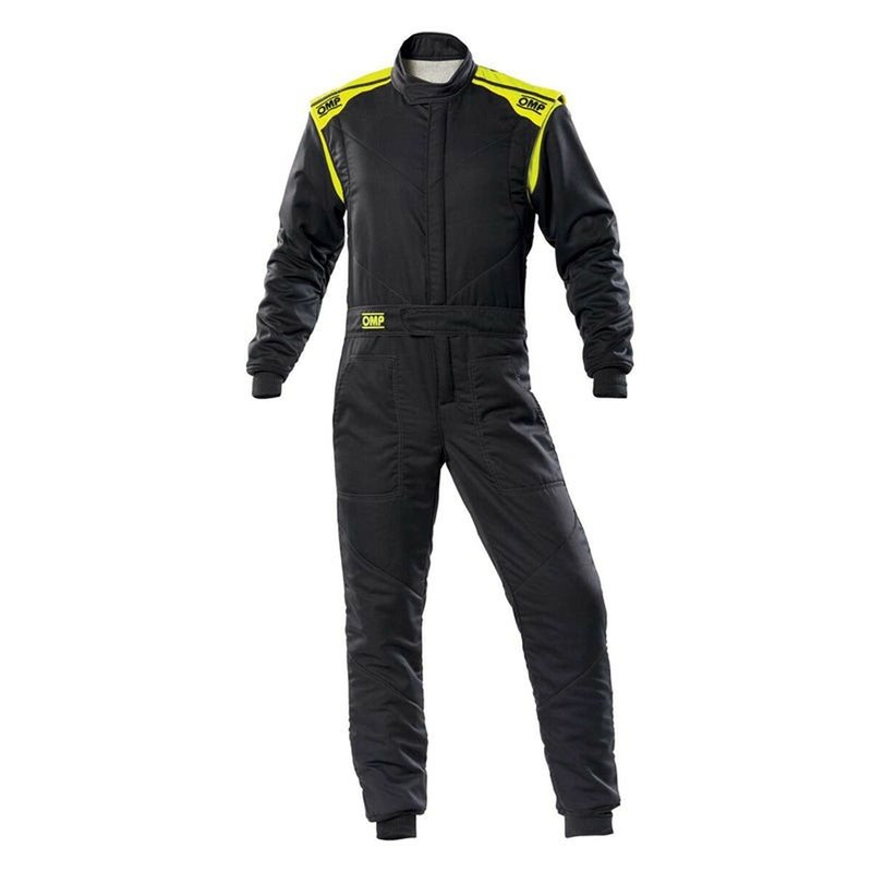 Image secondaire de Combinaison Racing OMP FIRST-S Noir/Jaune 46 Approuvé par la FIA